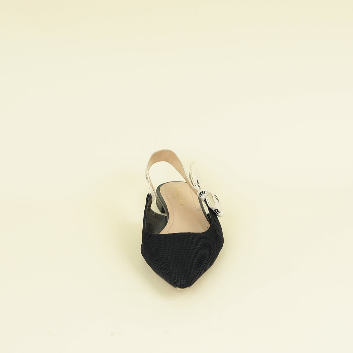 Christian Dior Black J'Adior Flat Slingback 40