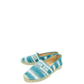 Christian Dior Light Blue D-Stripes Granville Espadrille 40