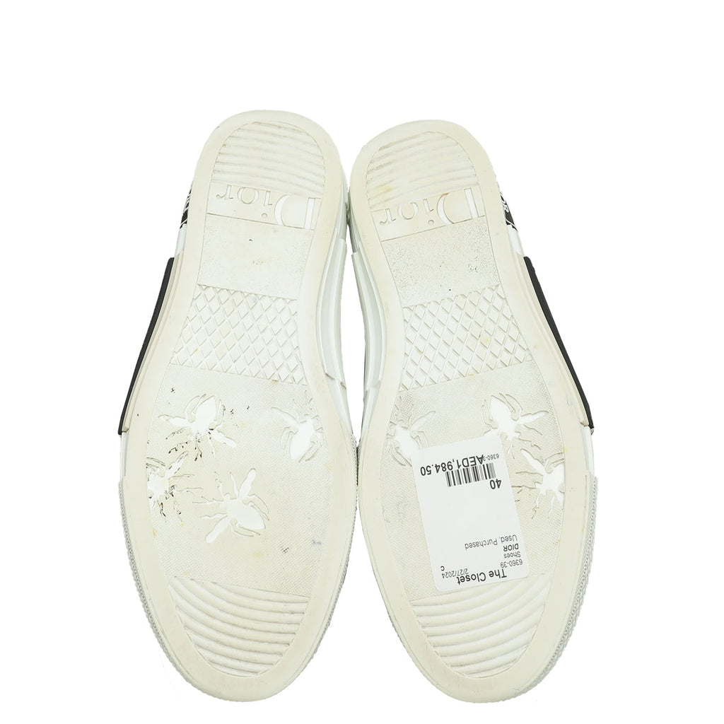 Christian Dior Bicolor Oblique B23 Low Top Sneaker 40