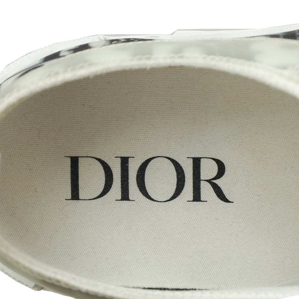 Christian Dior Bicolor Oblique B23 Low Top Sneaker 40