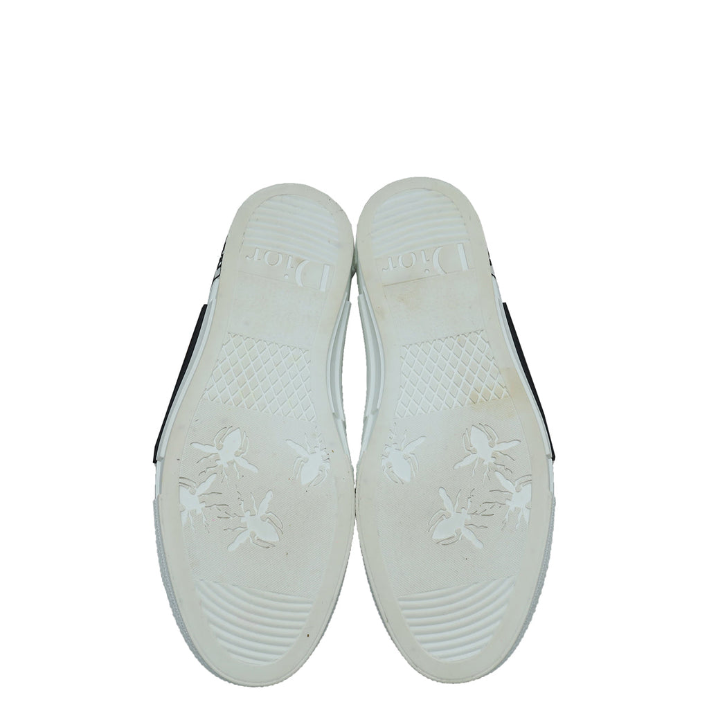 Christian Dior White Oblique B23 Low Top Sneaker 41