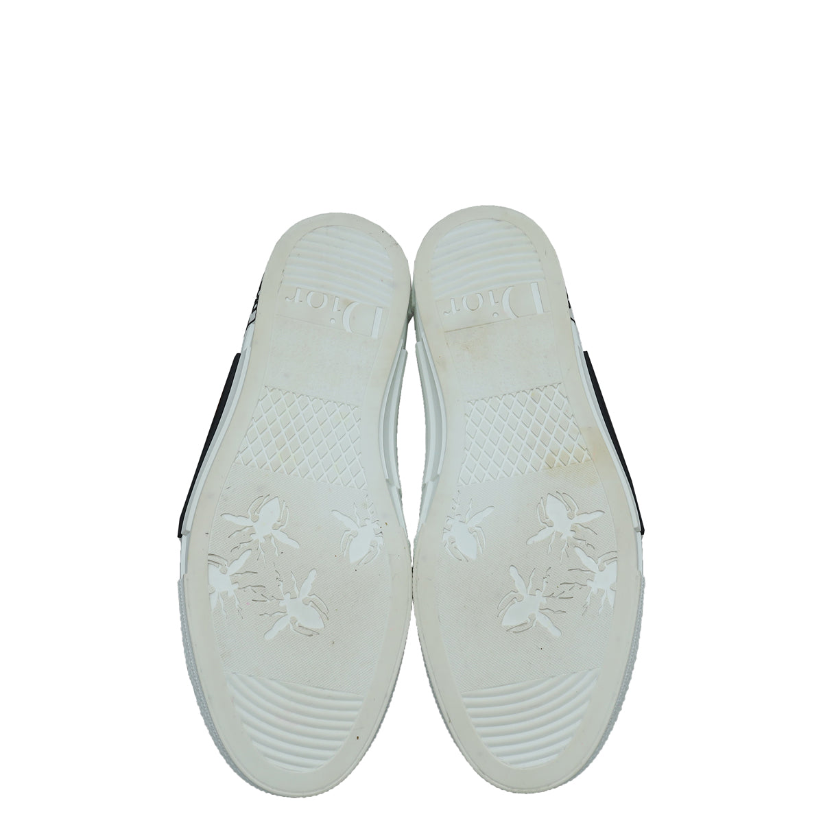 Christian Dior White Oblique B23 Low Top Sneaker 41