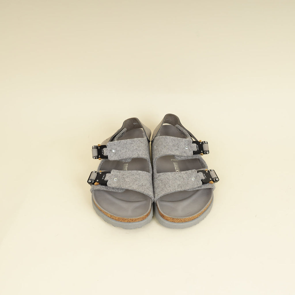 Christian Dior Grey X Birkenstock Milano Sandal 41