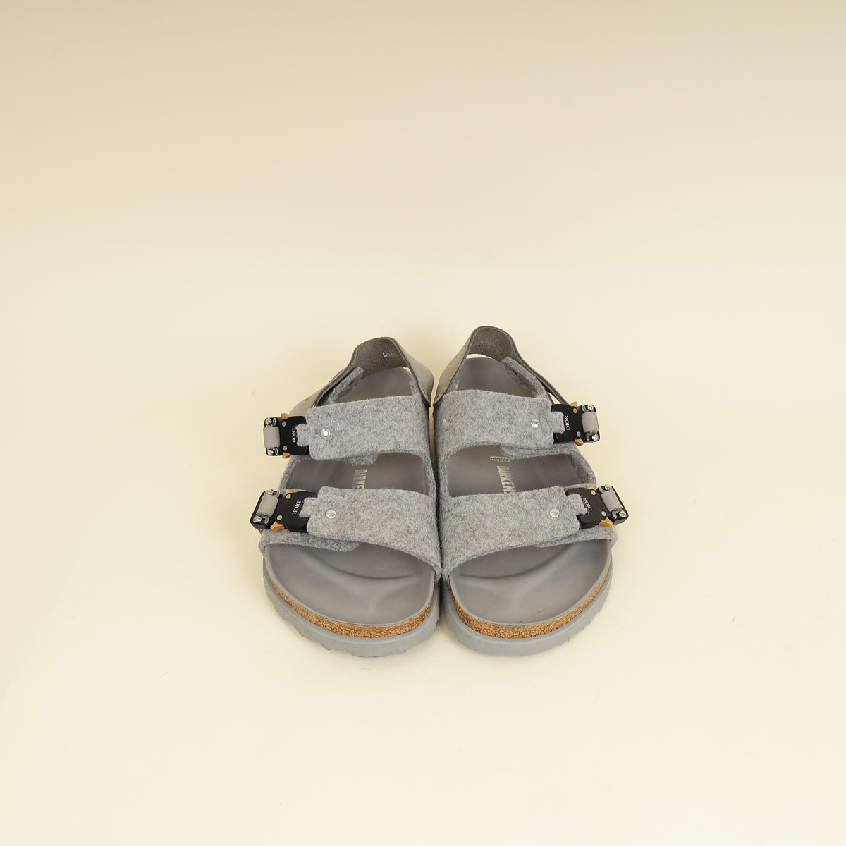 Christian Dior Grey X Birkenstock Milano Sandal 41
