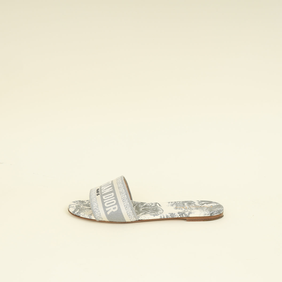 Christian Dior Bicolor D-Way Toile De Jouy Sandal 41