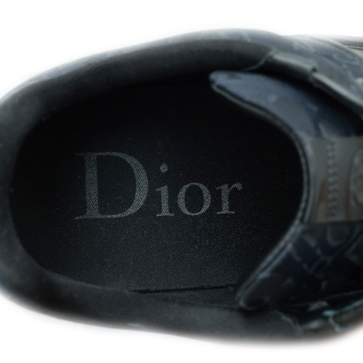Christian Dior Bicolor Homme Oblique Nylon Lace Up Sneakers 42.5