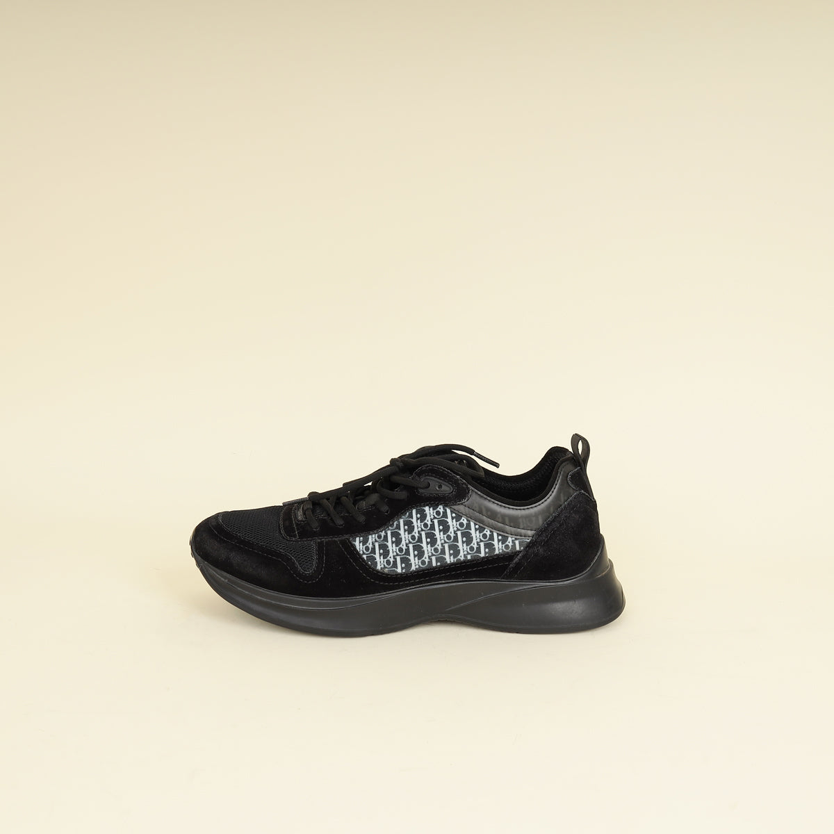 Christian Dior Black B25 Runner Sneaker 43