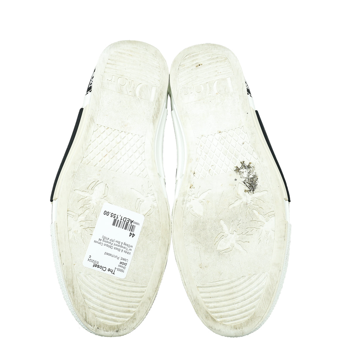 Christian Dior Bicolor B23 Low Top Sneakers 44