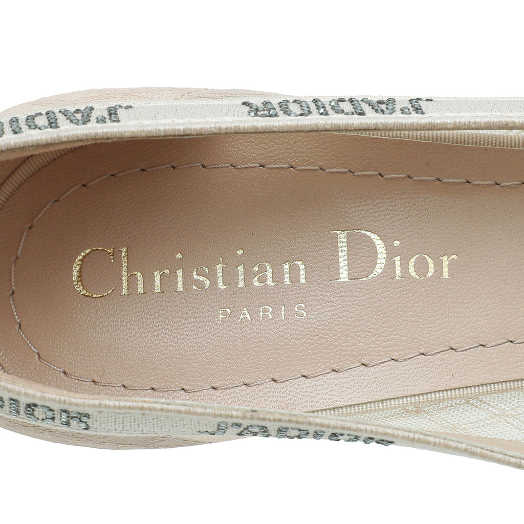 Christian Dior Nude J'Adior Mesh Crystal Pump 37