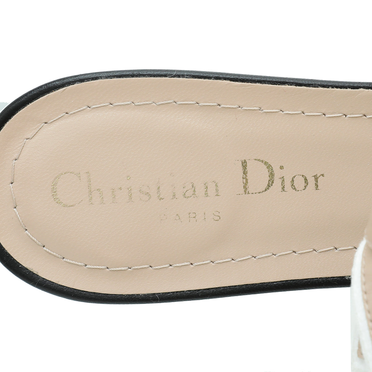 Christian Dior Black J'adior Technical Fabric Ballerina Flat 39.5