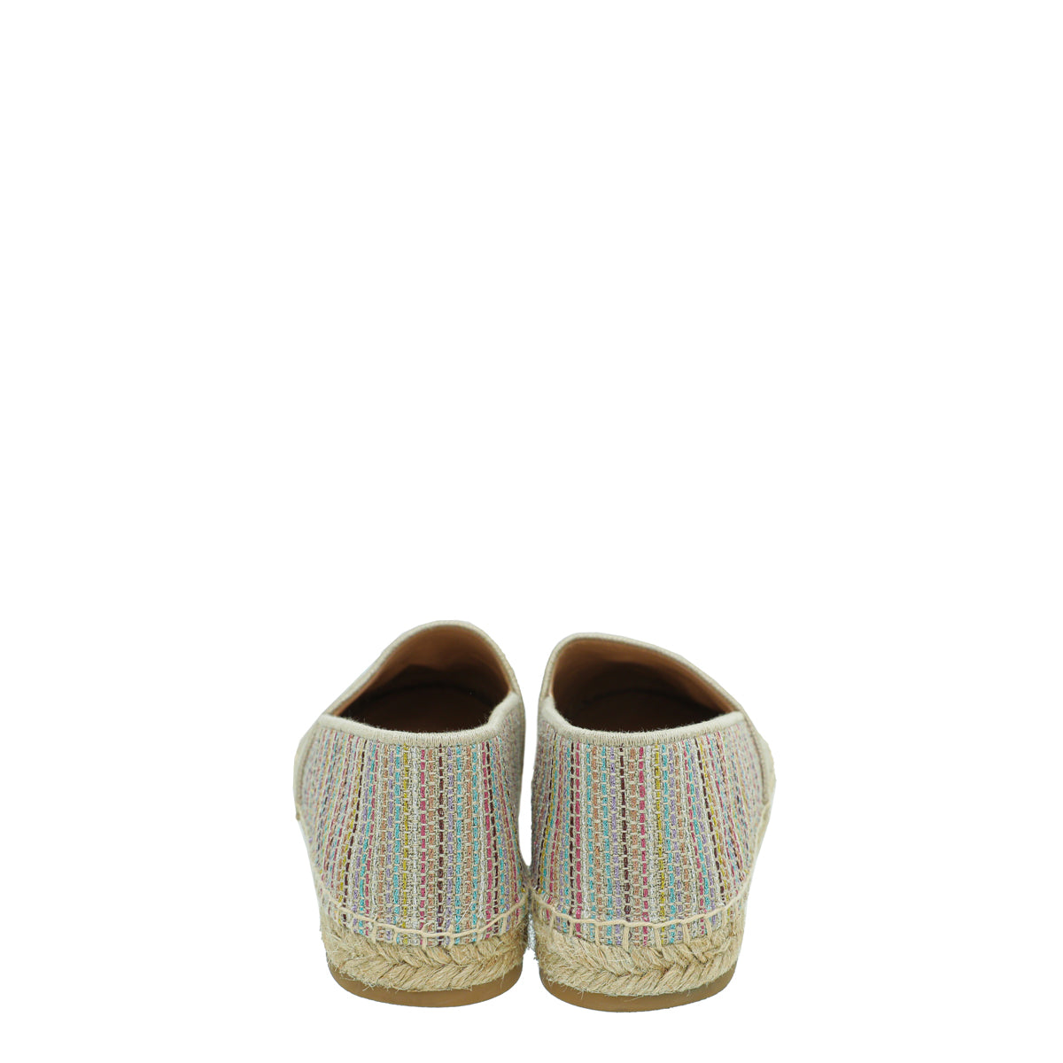 Christian Dior Metal Multicolor Romance Lurex Technical Granville Espadrille 39