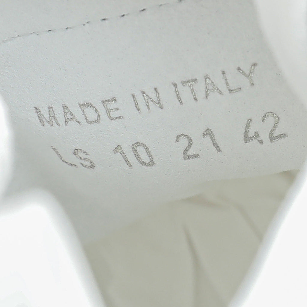 Christian Dior White B23 Canvas High Top Sneakers 42