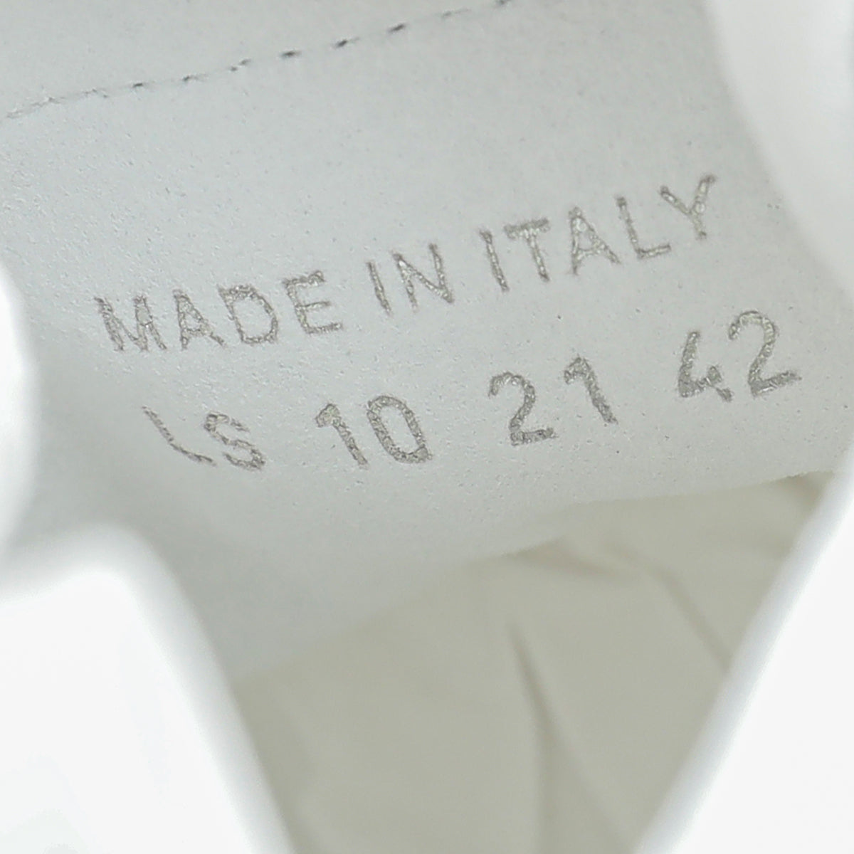 Christian Dior White B23 Canvas High Top Sneakers 42