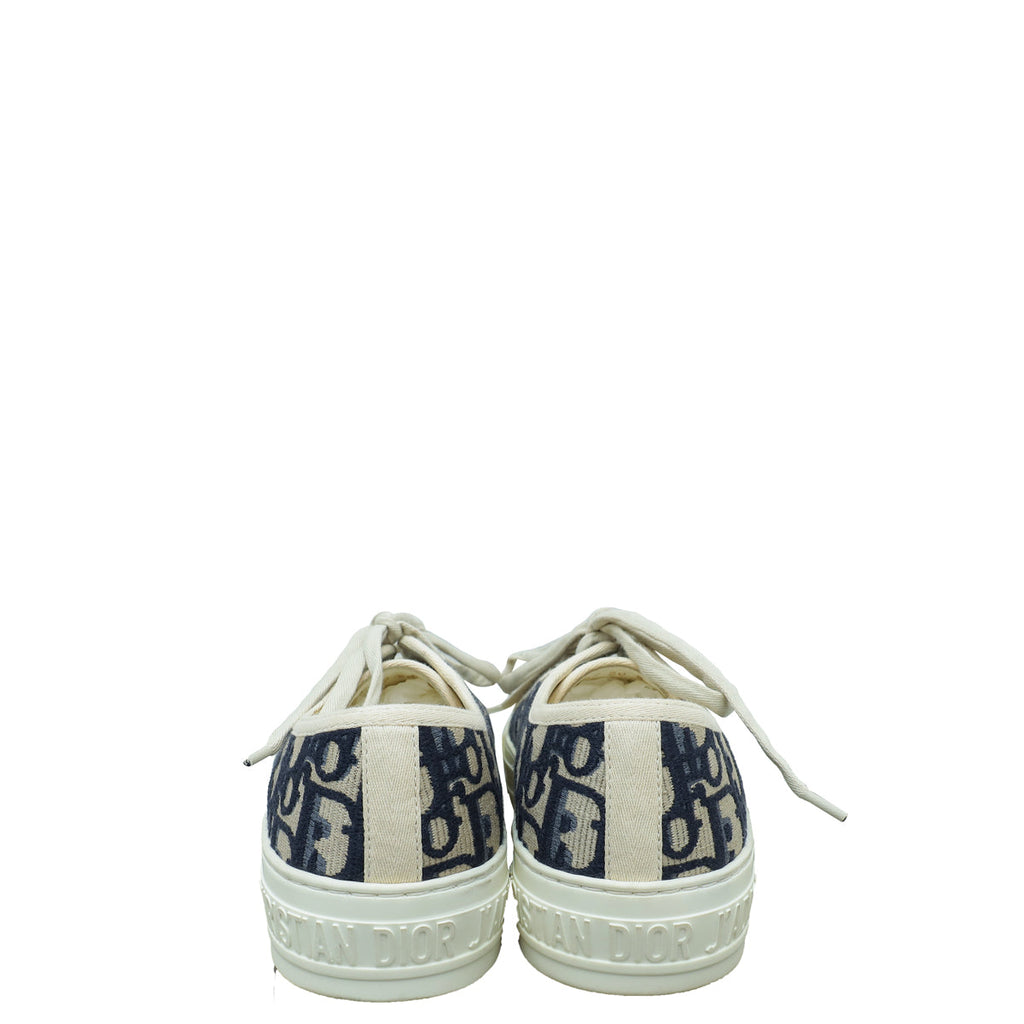Christian Dior Blue Walk N' Dior Low Top Sneaker 36.5