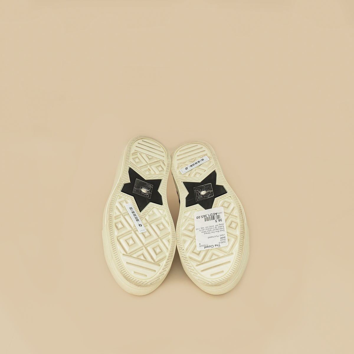 Christian Dior Bicolor Oblique Walk'n'Dior Sneaker 36.5