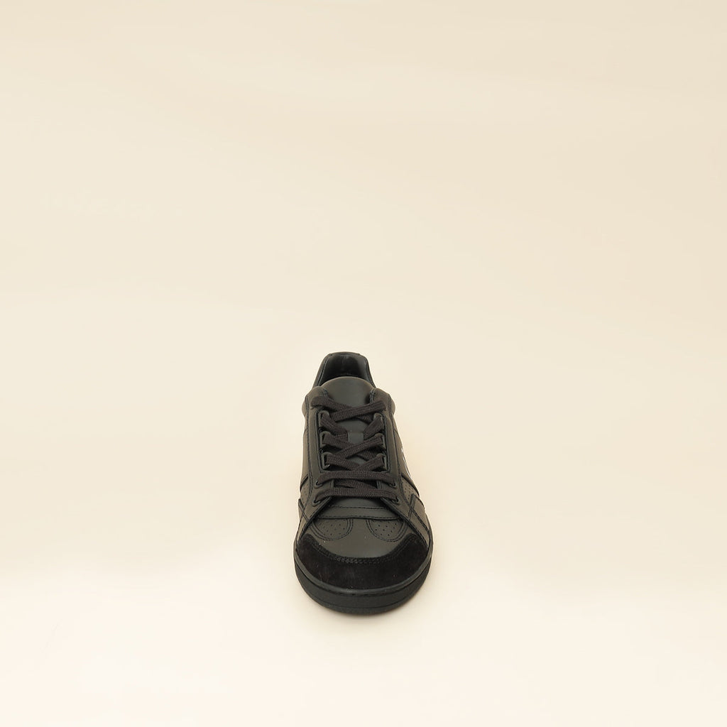Christian Dior Black CD Lace Up Sneakers 36.5