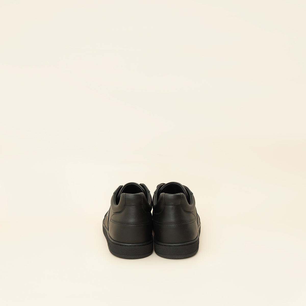 Christian Dior Black CD Lace Up Sneakers 36.5