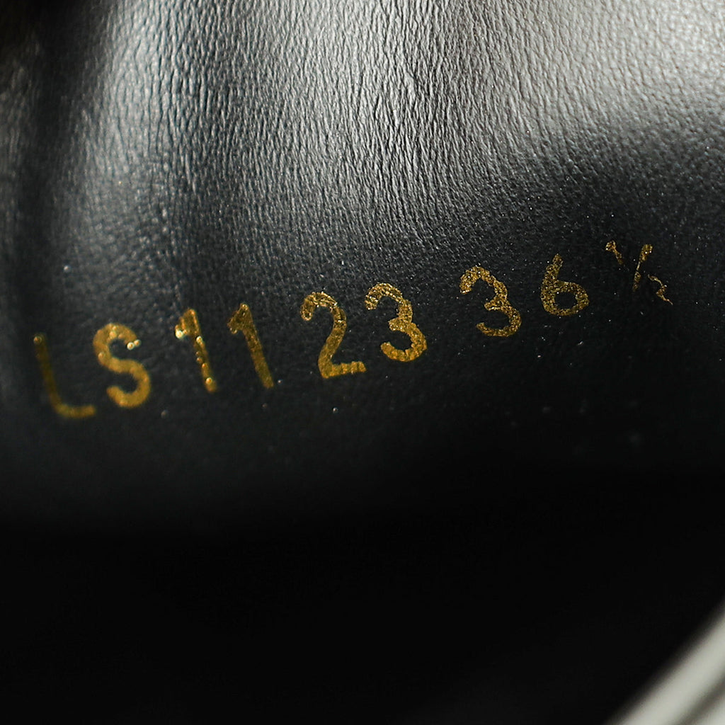Christian Dior Black CD Lace Up Sneakers 36.5