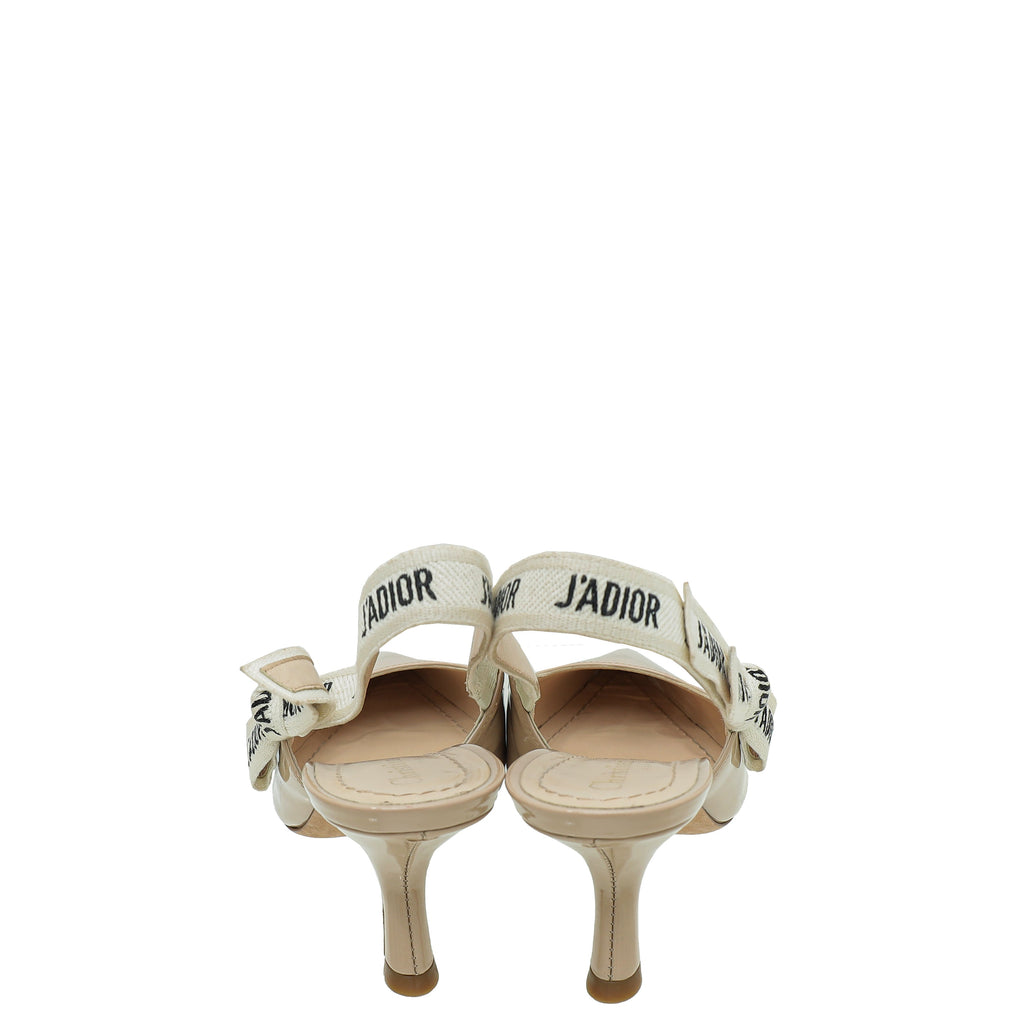 Christian Dior Nude J'adior Slingback Pump 36