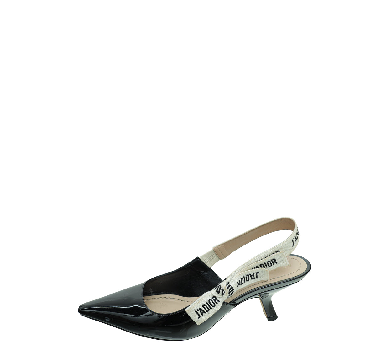 Christian Dior Black J'Adior Slingback Heels 36