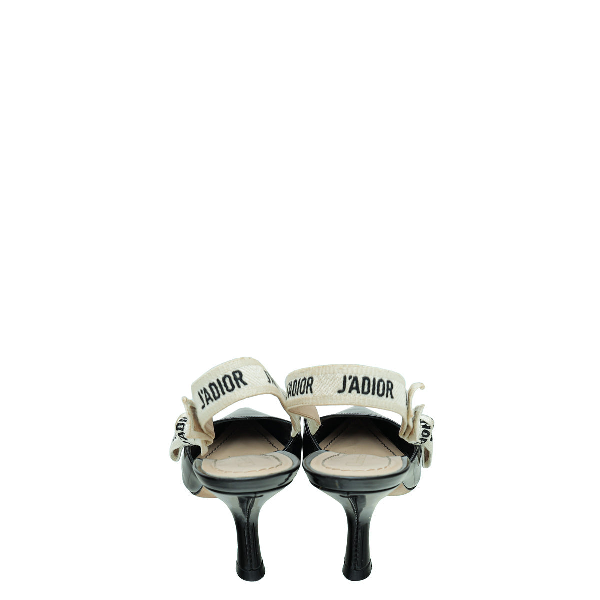 Christian Dior Black J'Adior Slingback Heels 36