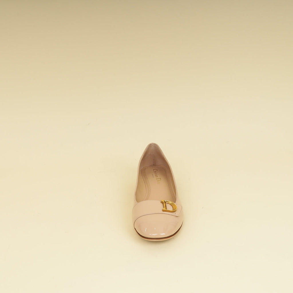 Christian Dior Nude C'est Dior Ballet Flats 36