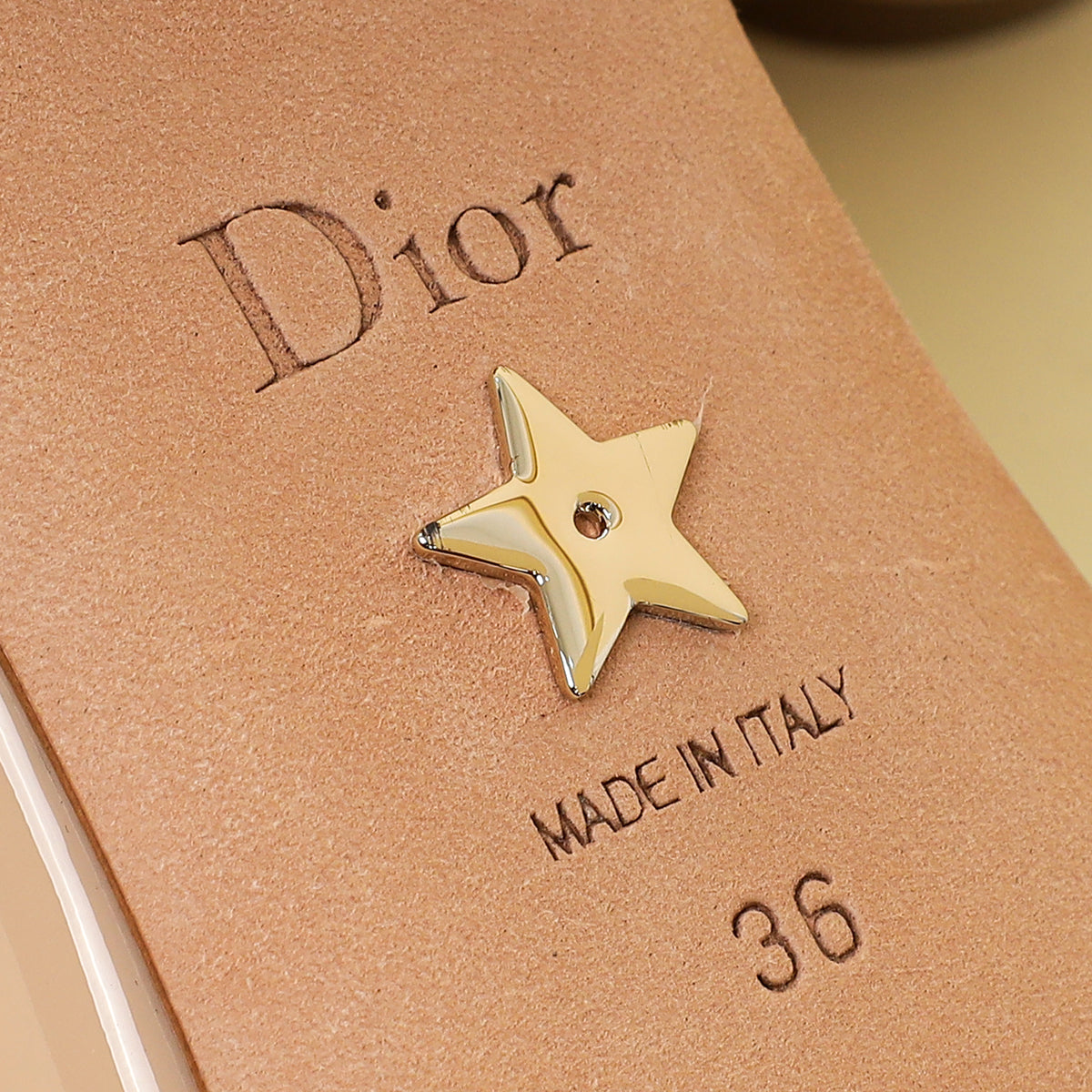 Christian Dior Nude C'est Dior Ballet Flats 36