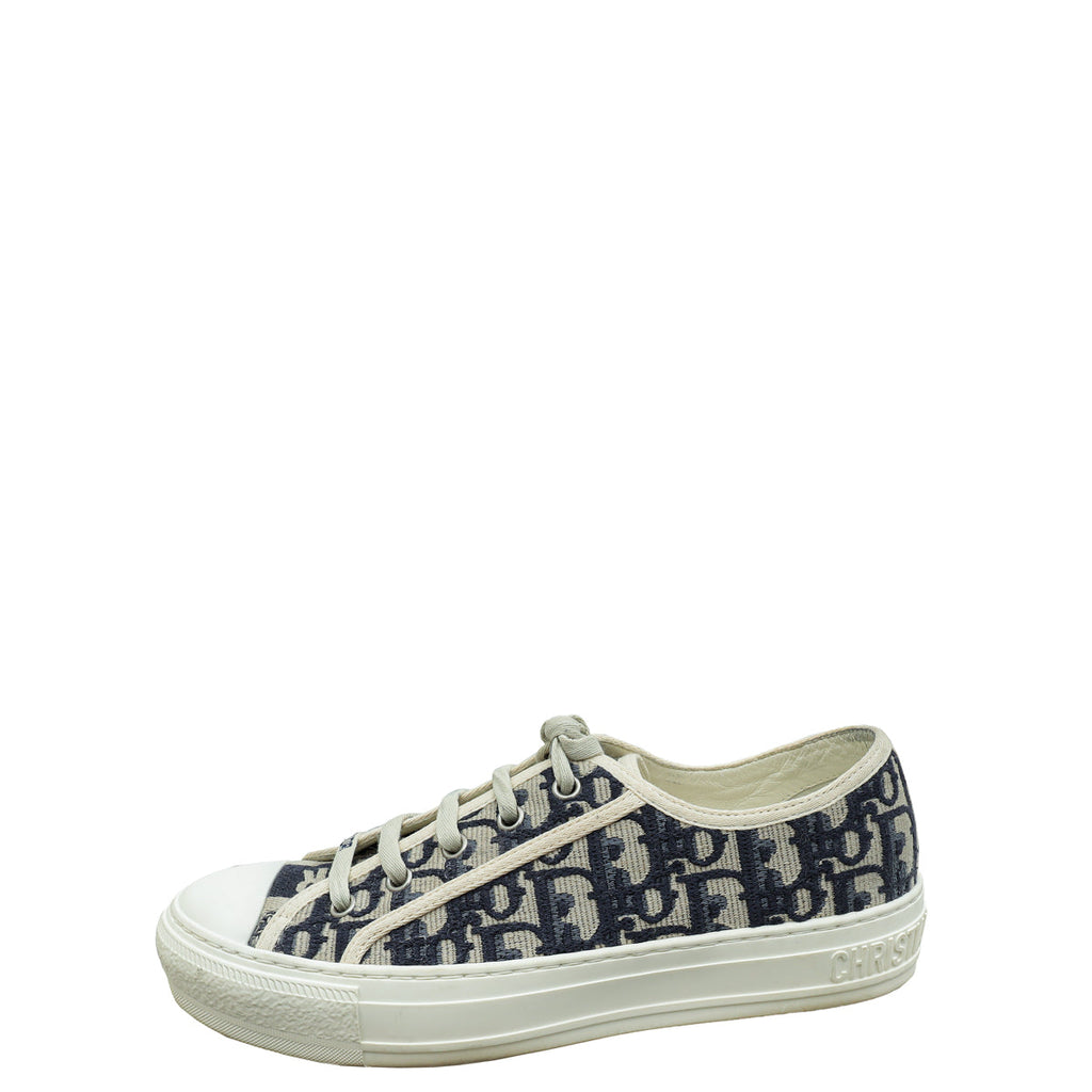 Christian Dior Bicolor Oblique Walk'N'Dior Sneaker 37.5