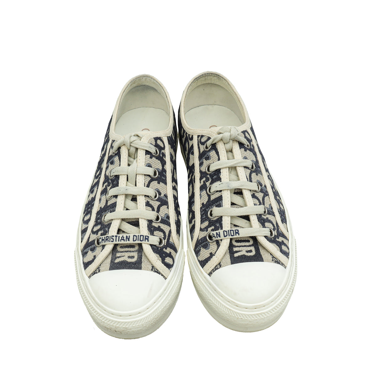 Christian Dior Bicolor Oblique Walk'N'Dior Sneaker 37.5