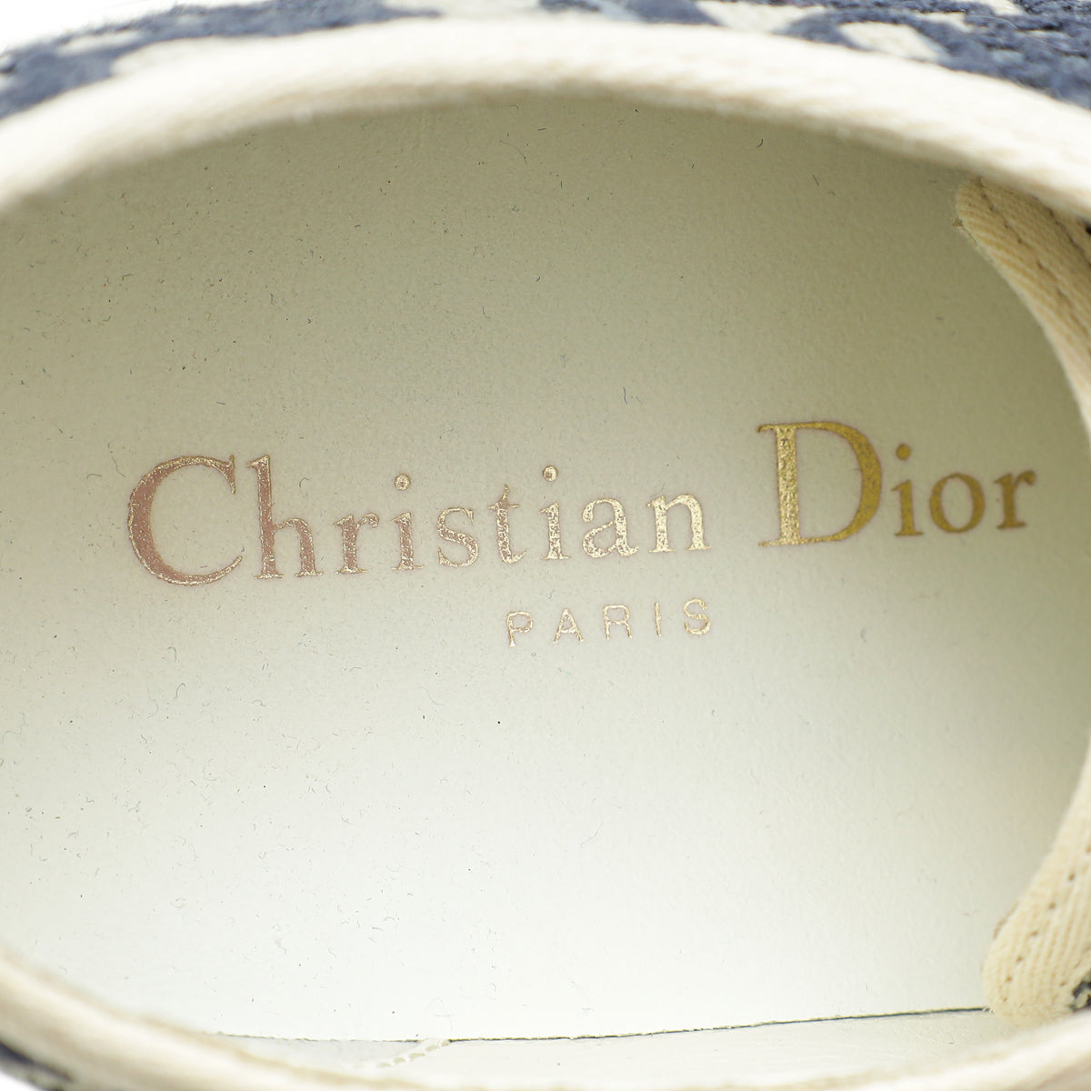 Christian Dior Bicolor Oblique Walk'N'Dior Sneaker 37.5