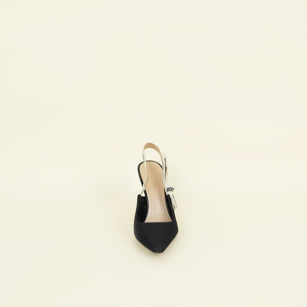 Christian Dior Black J'Adior Slingback Pump 37.5