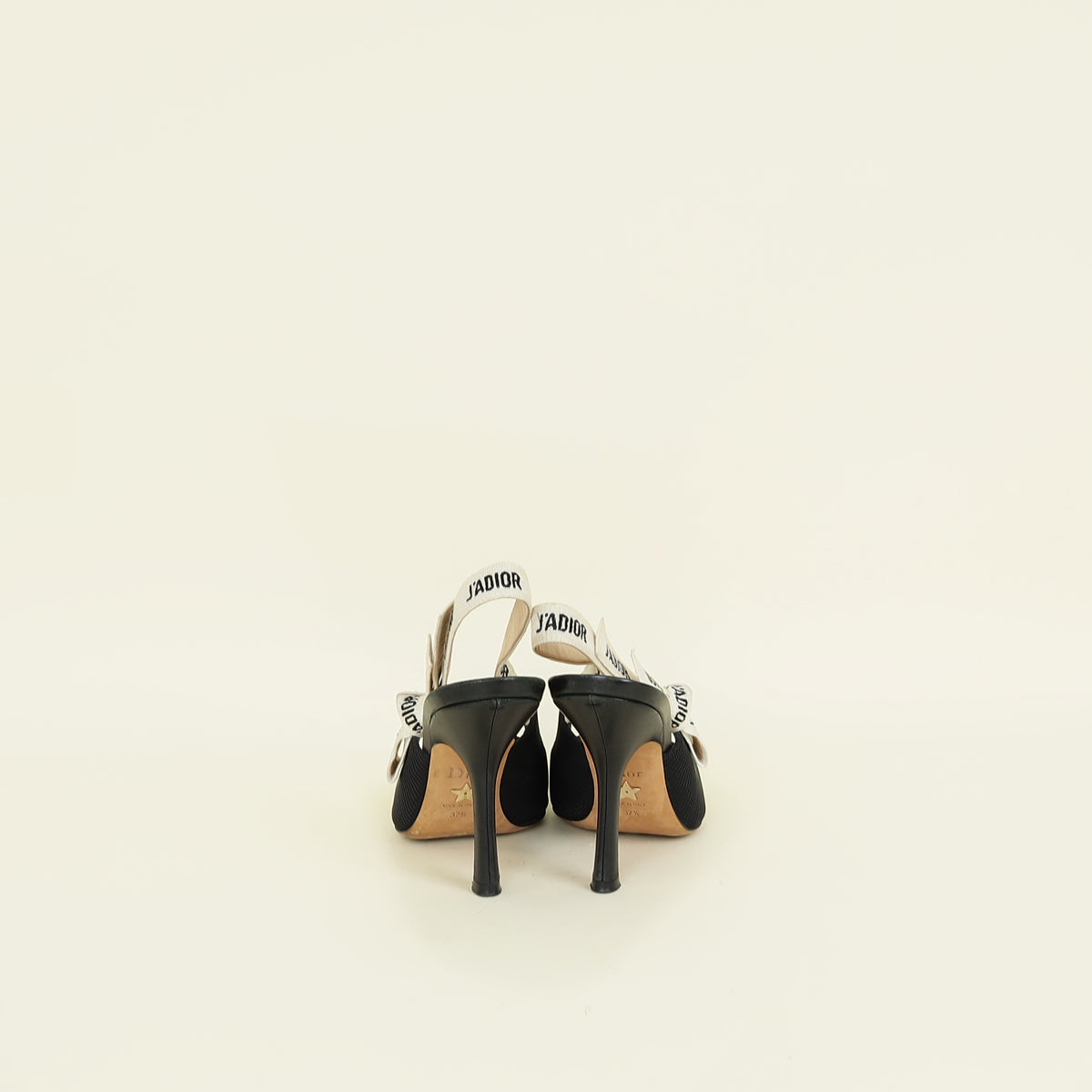 Christian Dior Black J'Adior Slingback Pump 37.5