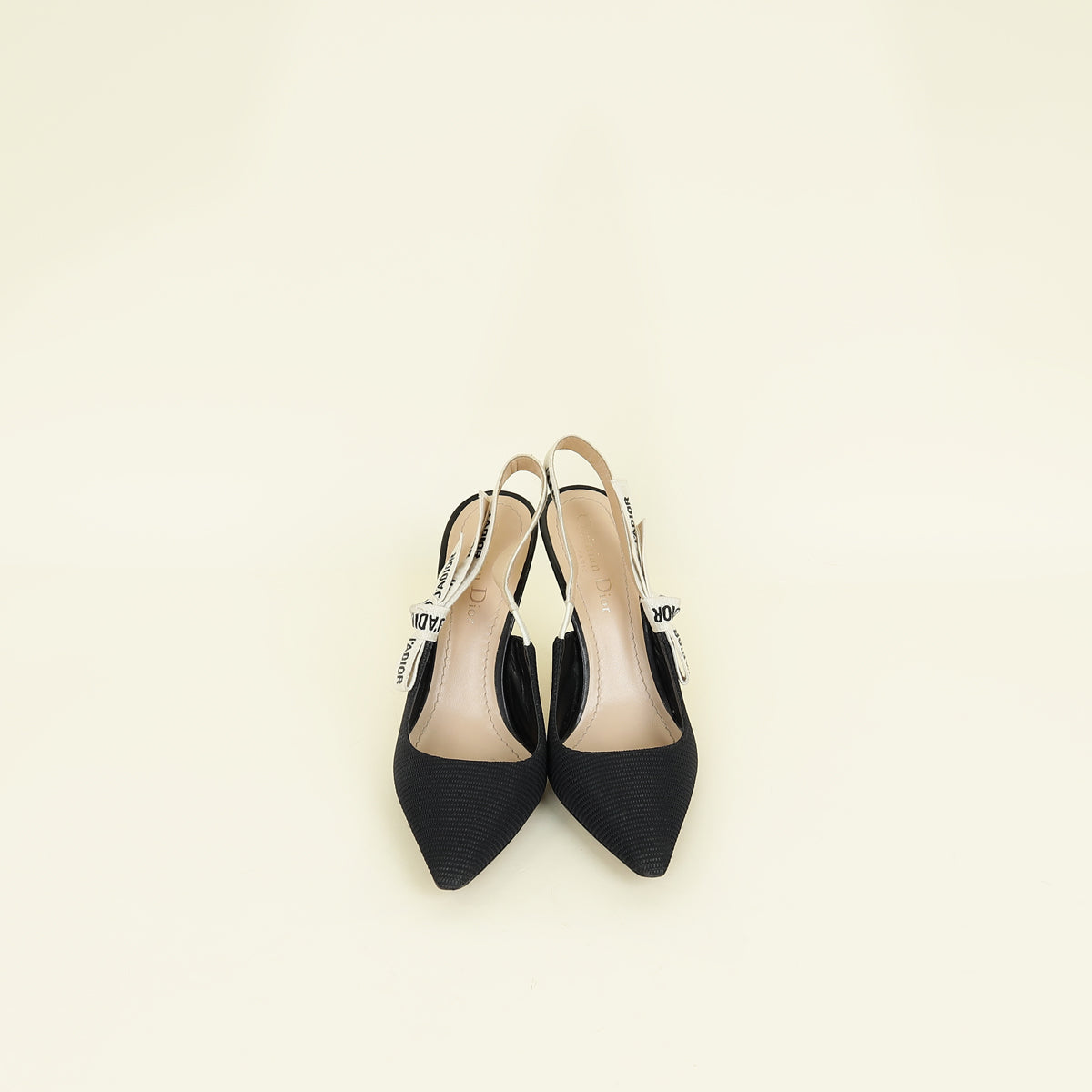 Christian Dior Black J'Adior Slingback Pump 37.5