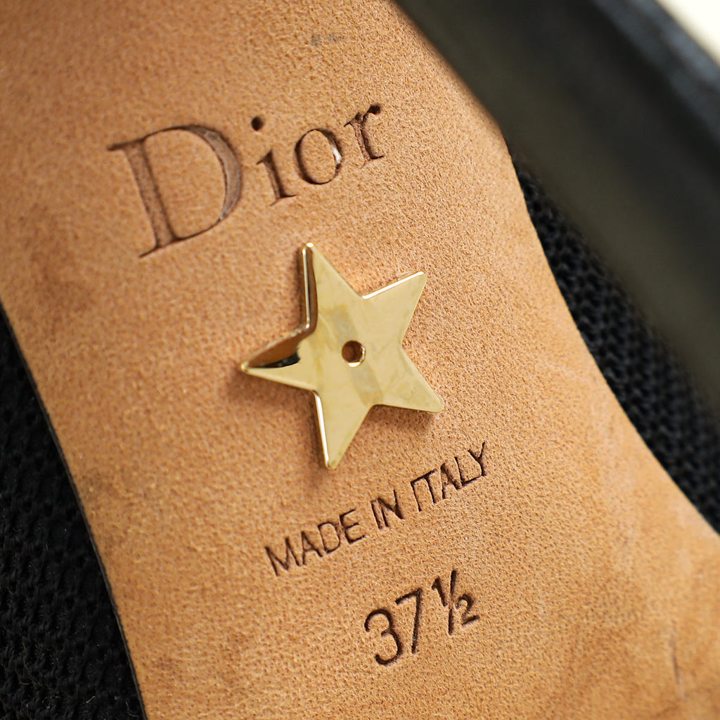 Christian Dior Black J'Adior Slingback Pump 37.5