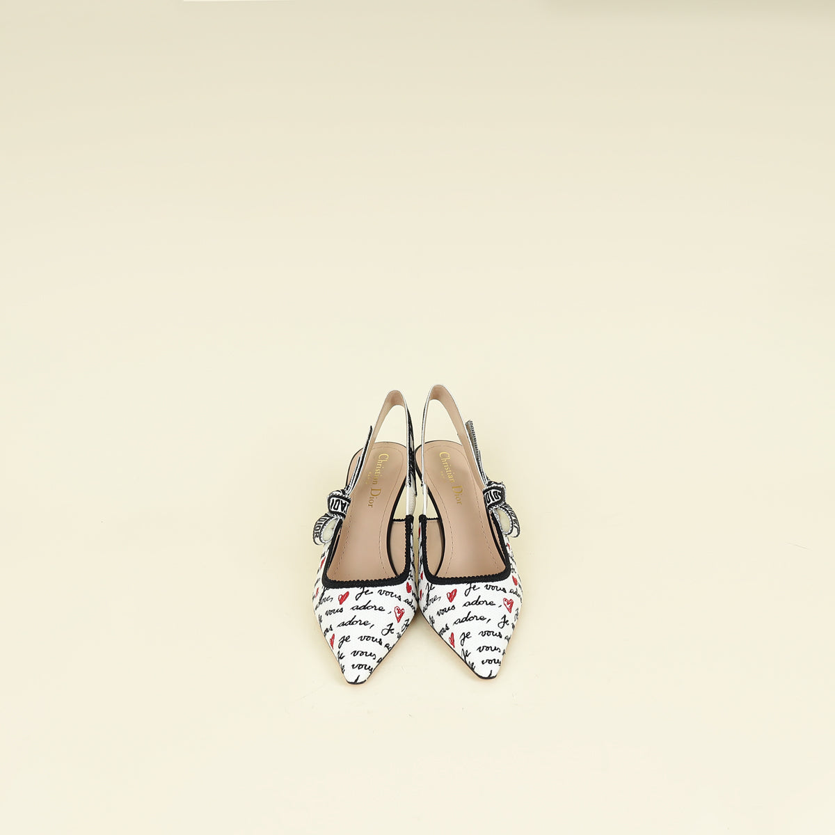 Christian Dior Bicolor Je Vous Adore J'adior Slingback Pump 37.5