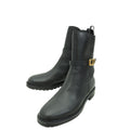 Christian Dior Black CD Empreinte Ankle Boot 37.5