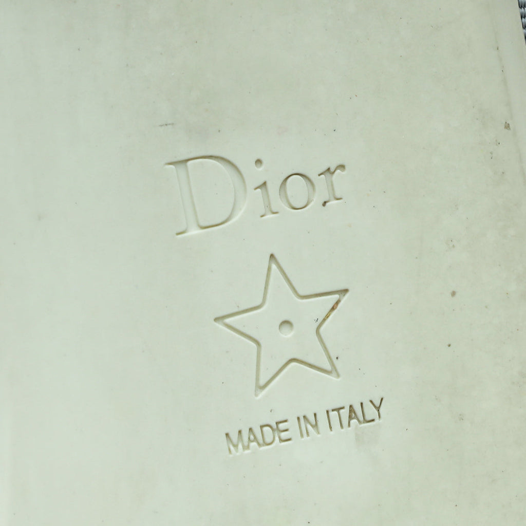 Christian Dior Grey Oblique Chez Moi Sandal 37