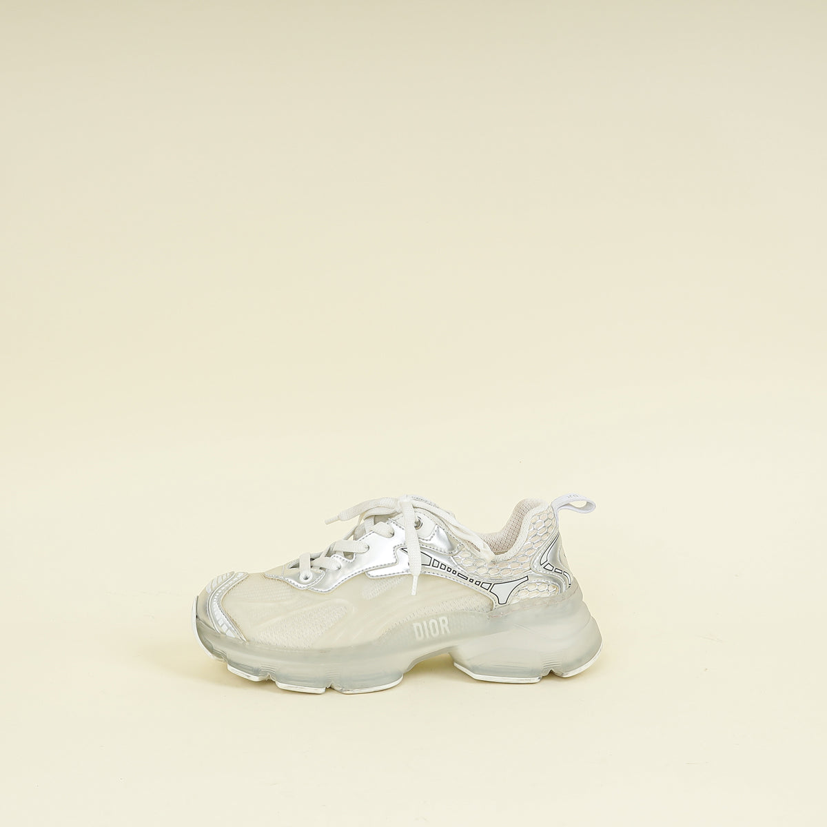 Christian Dior Bicolor Technical Fabric Mesh Dior Vibe Sneakers 37