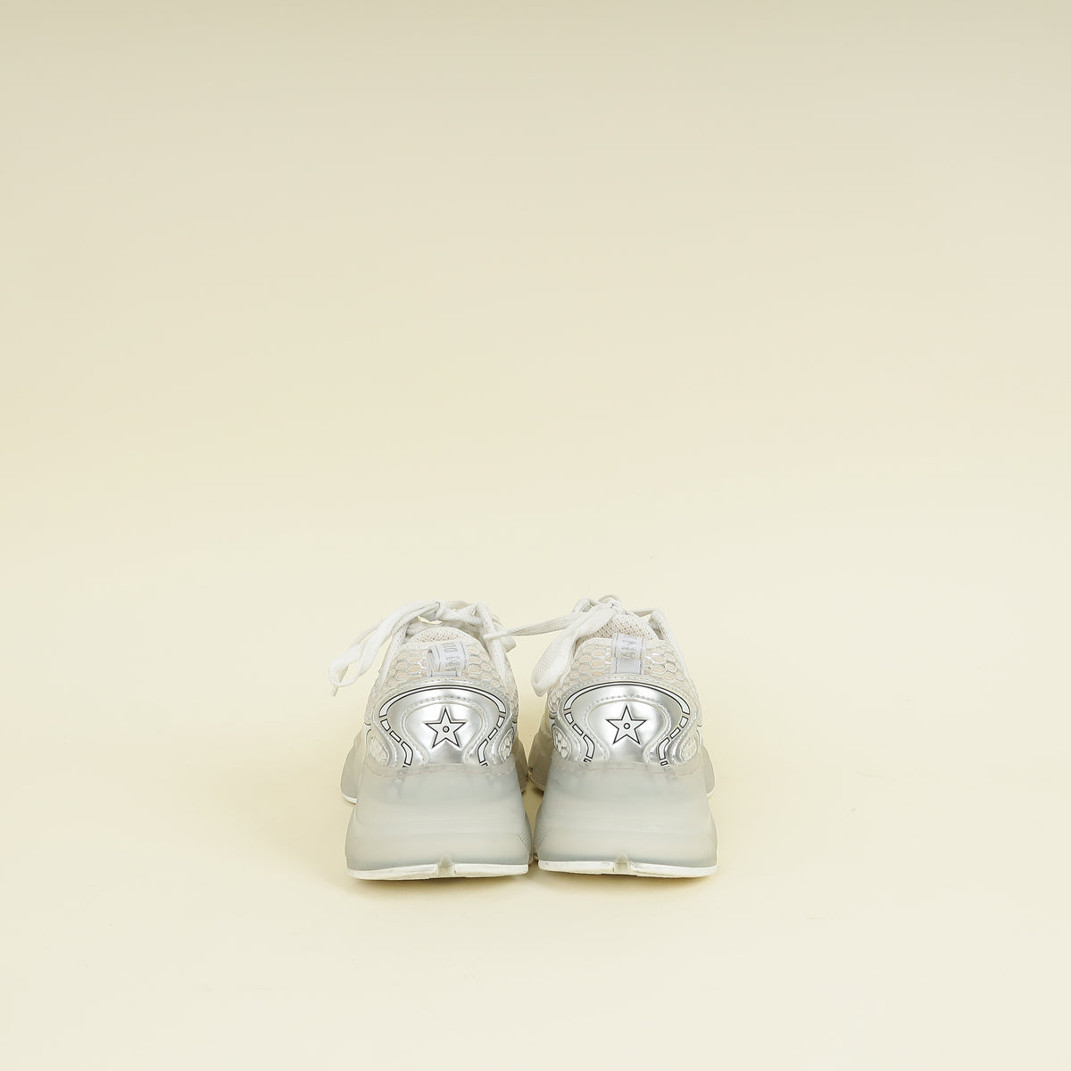 Christian Dior Bicolor Technical Fabric Mesh Dior Vibe Sneakers 37