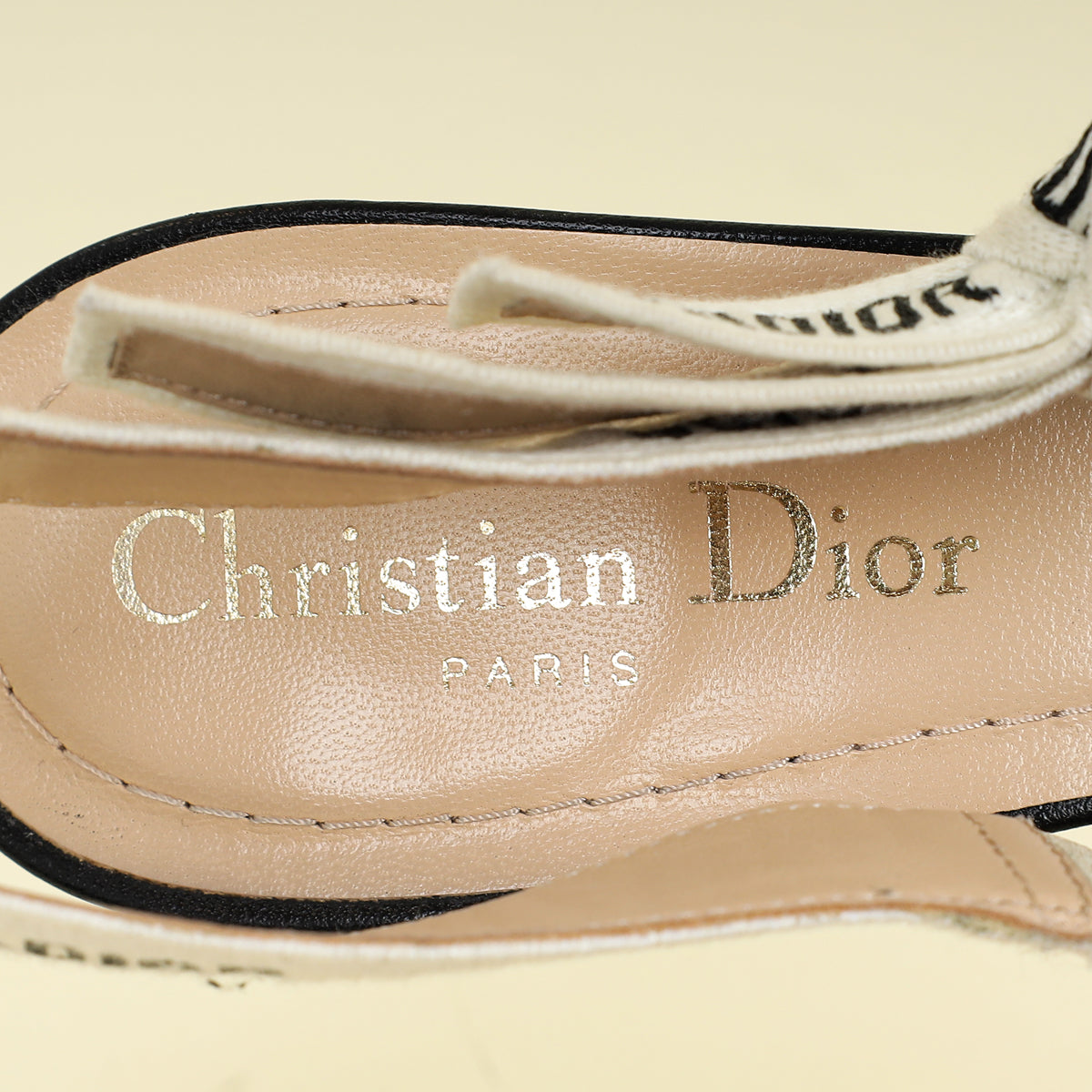 Christian Dior Black J'Adior Technical Fabric Slingback Pump 37