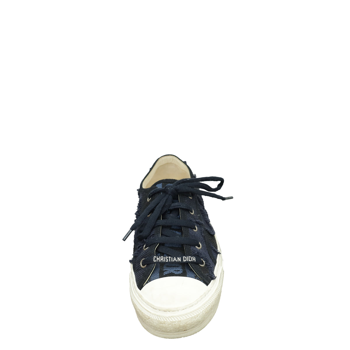 Christian Dior Deep Blue Camo Walk'n'Dior Low-Top Sneakers 37