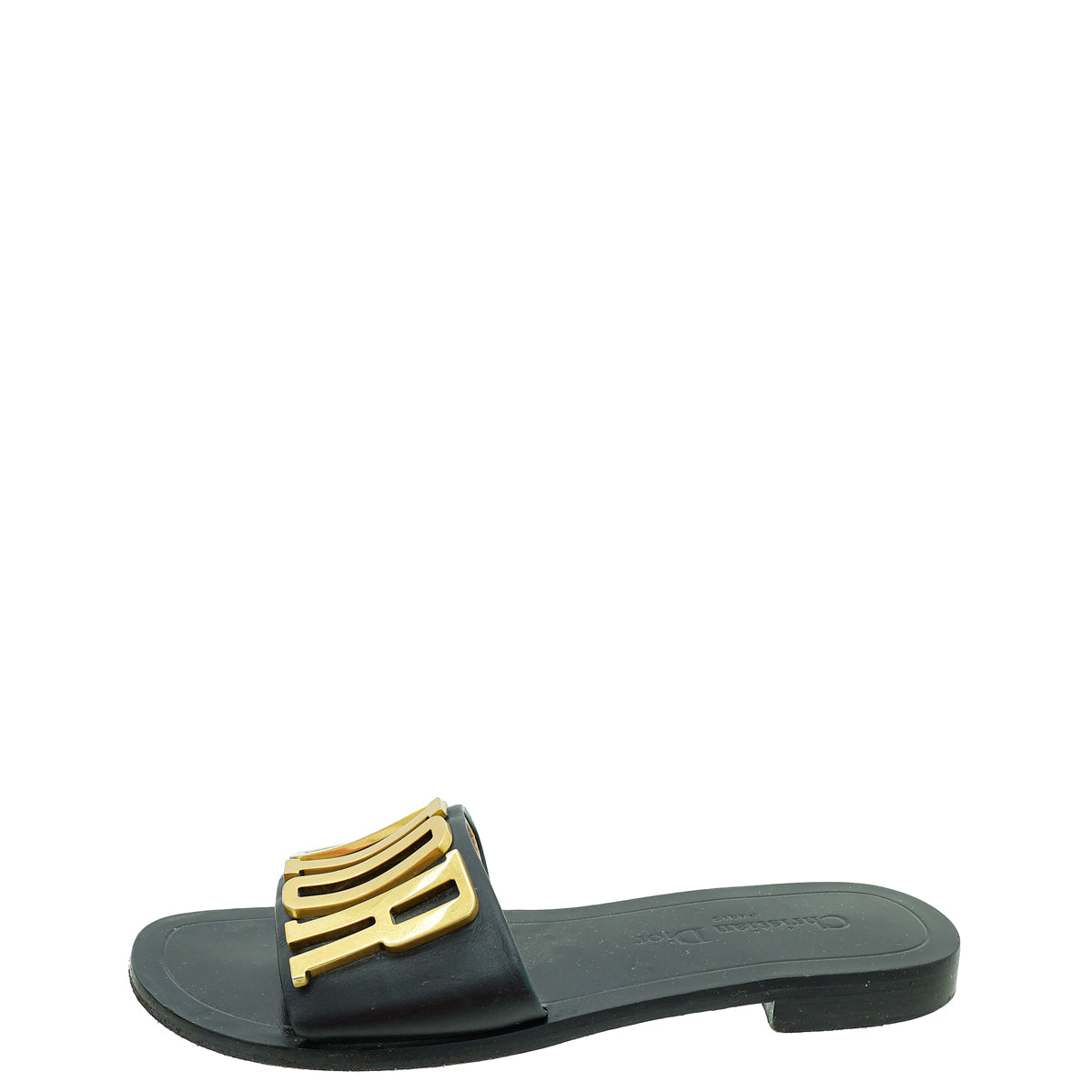Christian Dior Black Dio(r)evolution Slide Sandal 37