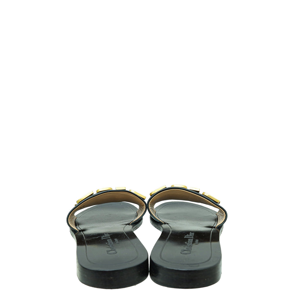 Christian Dior Black Dio(r)evolution Slide Sandal 37