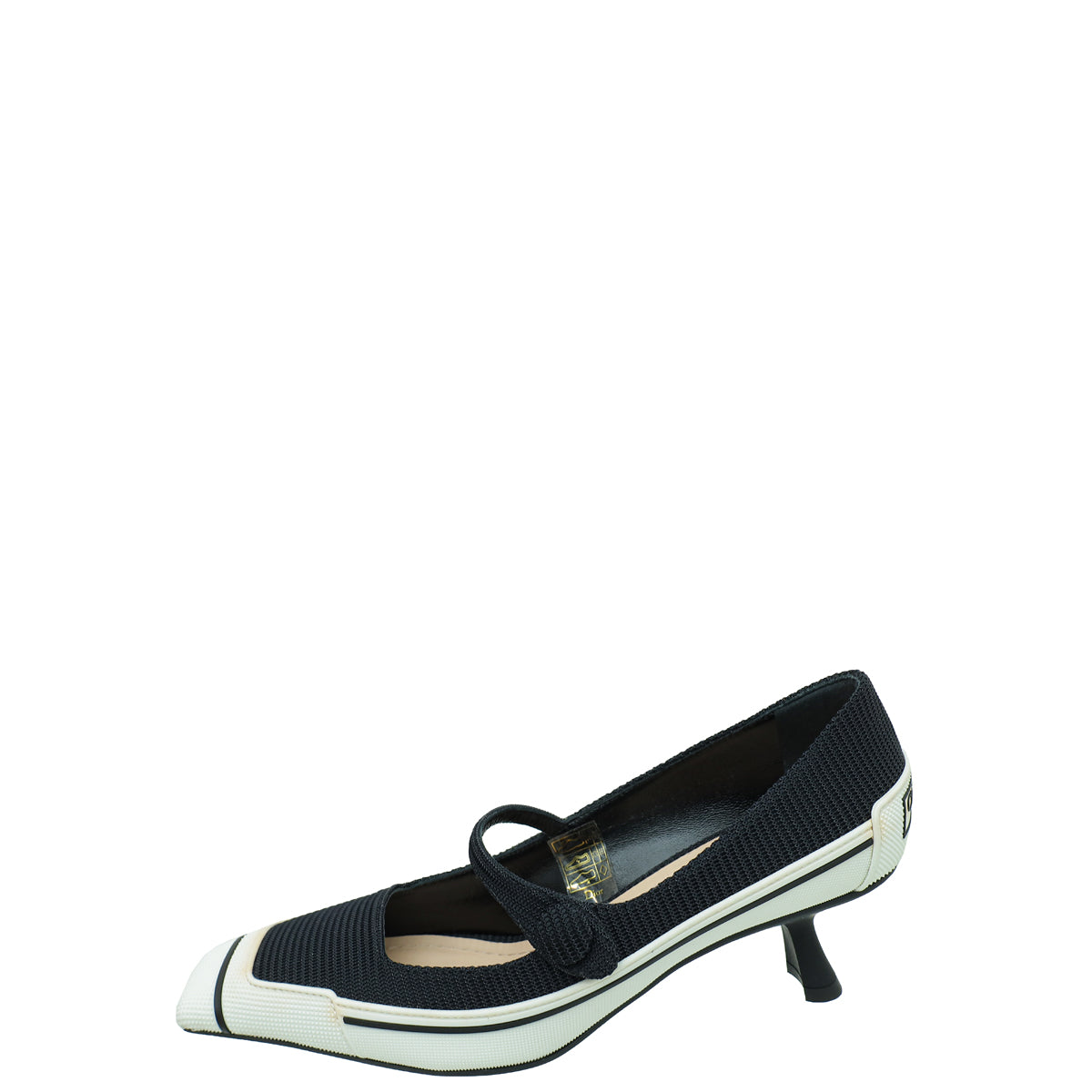 Christian Dior Bicolor Mot Mesh & Rubber Pump 37