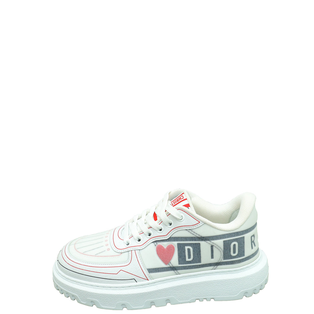 Christian Dior Bicolor Dioramour Addict Sneaker 37