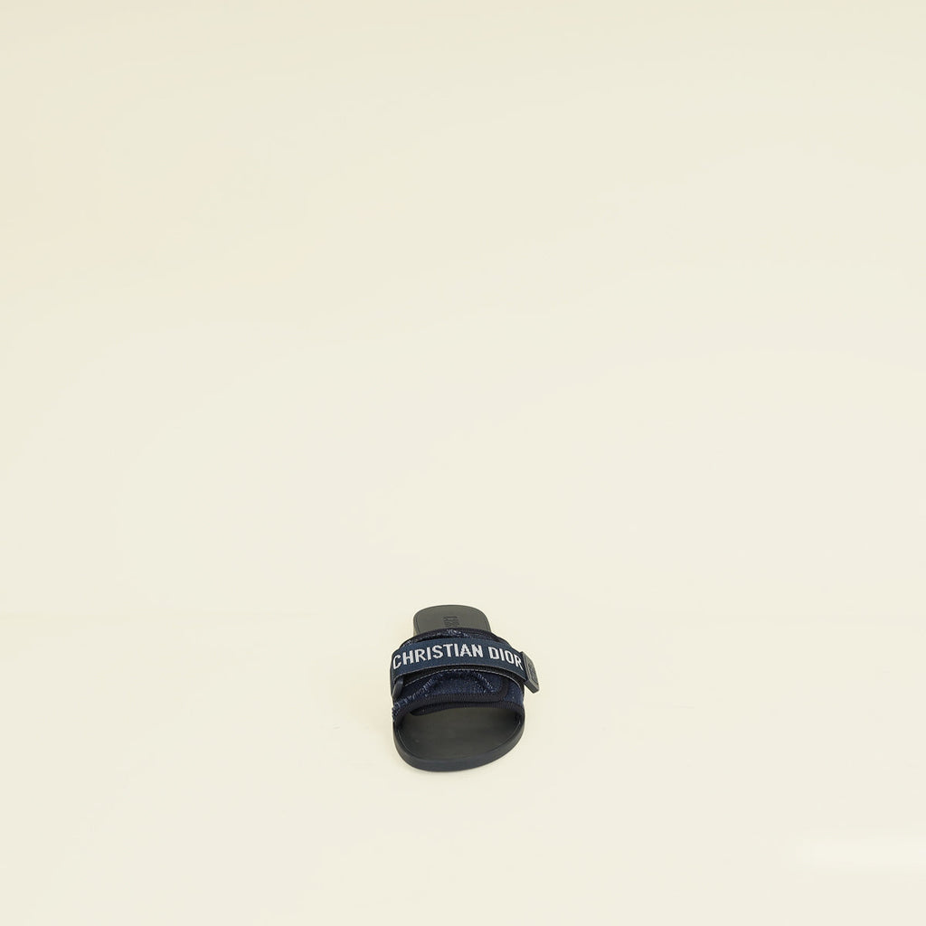 Christian Dior Deep Blue Dio(r)evolution Slide Sandal 37