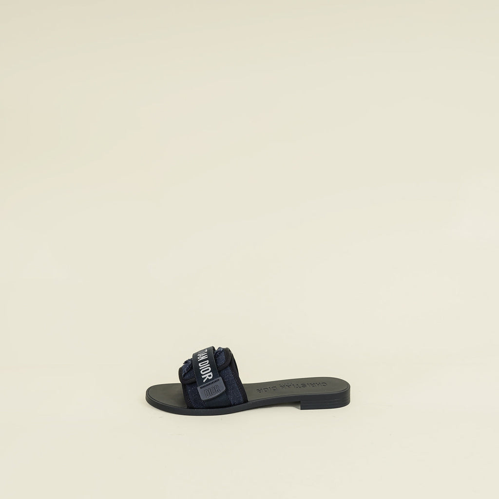 Christian Dior Deep Blue Dio(r)evolution Slide Sandal 37