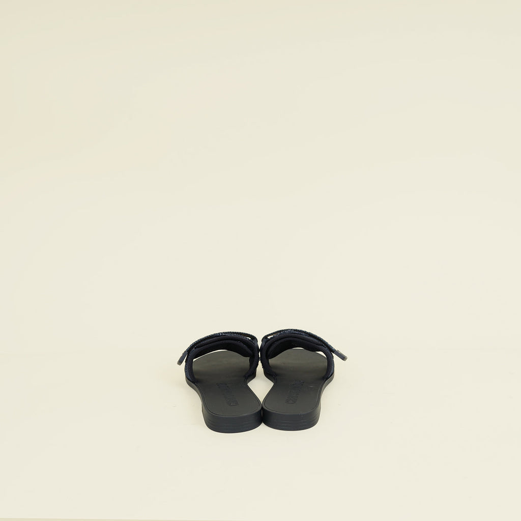 Christian Dior Deep Blue Dio(r)evolution Slide Sandal 37