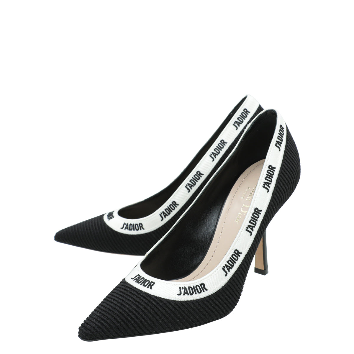 Christian Dior Black J'Adior Technical Fabric Pump 37