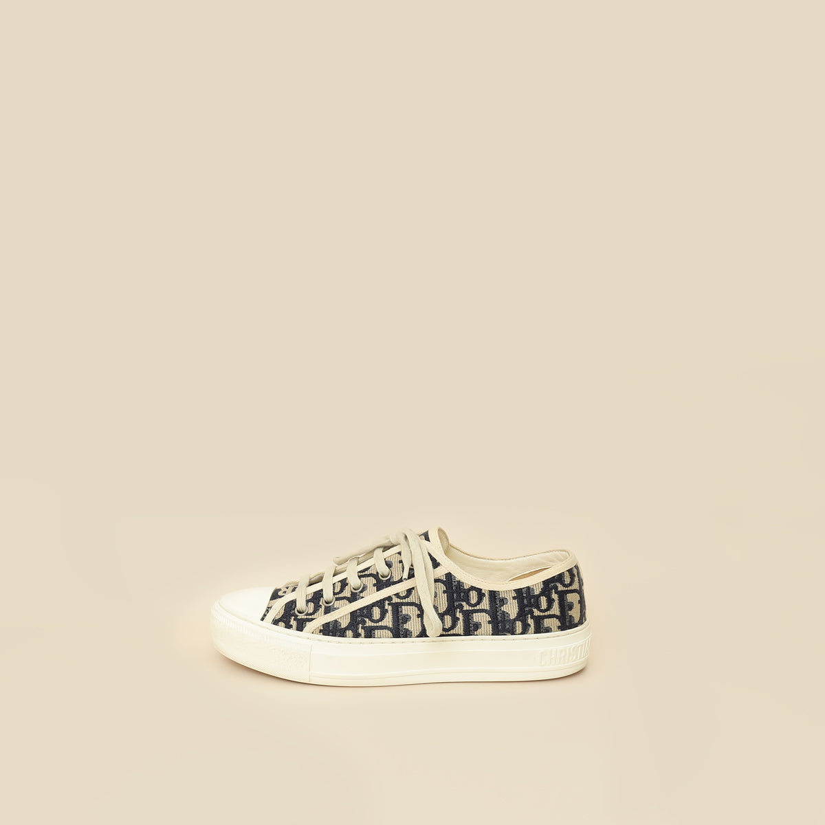 Christian Dior Navy Blue Oblique Walk'N'Dior Sneaker 38
